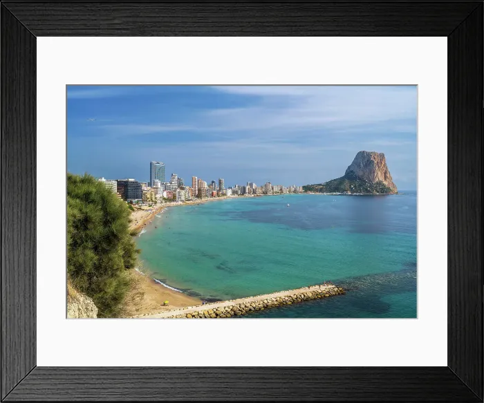 Framed Print : Calpe, Costa Blanca, Valencian Community, Spain