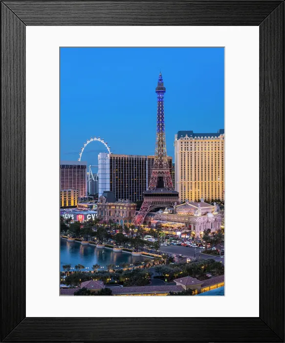 Framed Print : Paris Las Vegas resort, The Strip, Las Vegas, Nevada, USA Framed Print : Paris Las Vegas resort, The Strip, Las Vegas, Nevada, USA