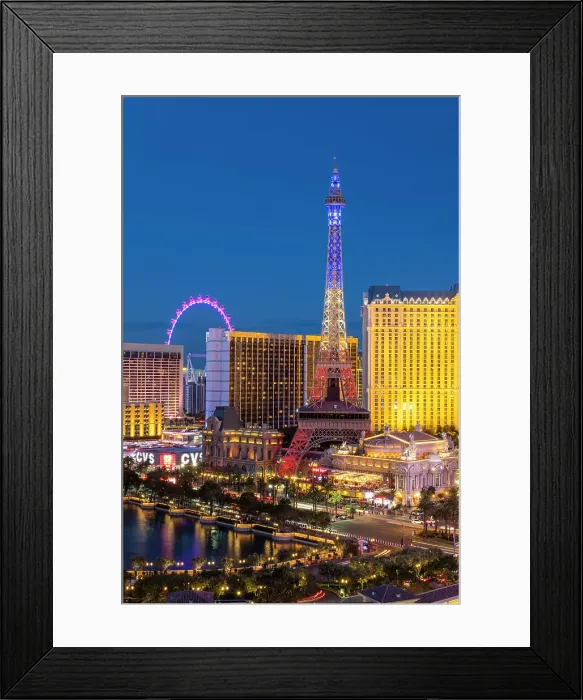 Framed Print : Paris Las Vegas resort, The Strip, Las Vegas, Nevada, USA Framed Print : Paris Las Vegas resort, The Strip, Las Vegas, Nevada, USA