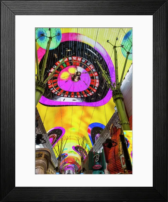 Framed Print : LED canopy over Fremont Street, Downtown, Las Vegas, Nevada, USA Framed Print : LED canopy over Fremont Street, Downtown, Las Vegas, Nevada, USA