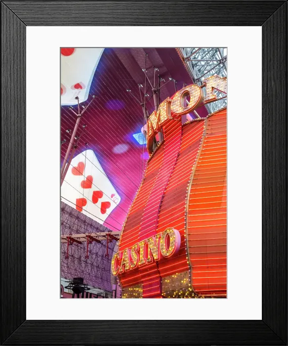 Framed Print : Fremont Street, Downtown, Las Vegas, Nevada, USA Framed Print : Fremont Street, Downtown, Las Vegas, Nevada, USA