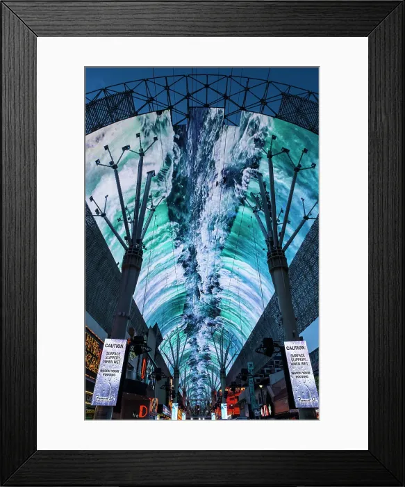 Framed Print : LED canopy over Fremont Street, Downtown, Las Vegas, Nevada, USA Framed Print : LED canopy over Fremont Street, Downtown, Las Vegas, Nevada, USA