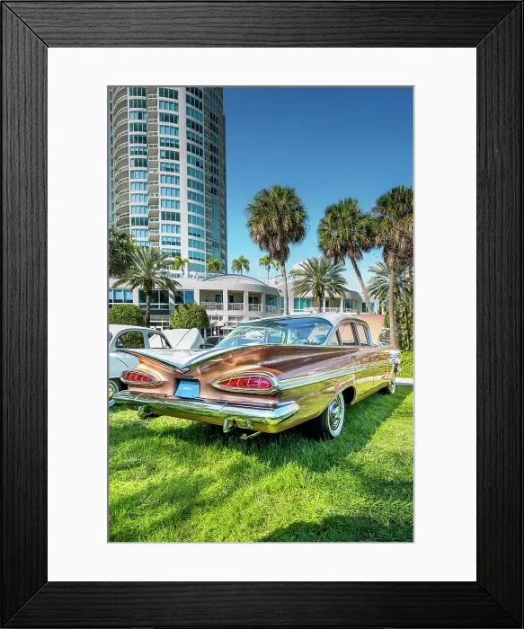 Framed Print : USA, Saint Petersburg, Florida, 1959 Chevrolet Impala Framed Print : USA, Saint Petersburg, Florida, 1959 Chevrolet Impala