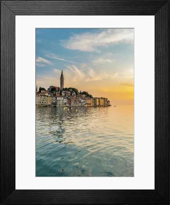 Framed Print : Old town, Rovinj, Istria, Croatia Framed Print : Old town, Rovinj, Istria, Croatia