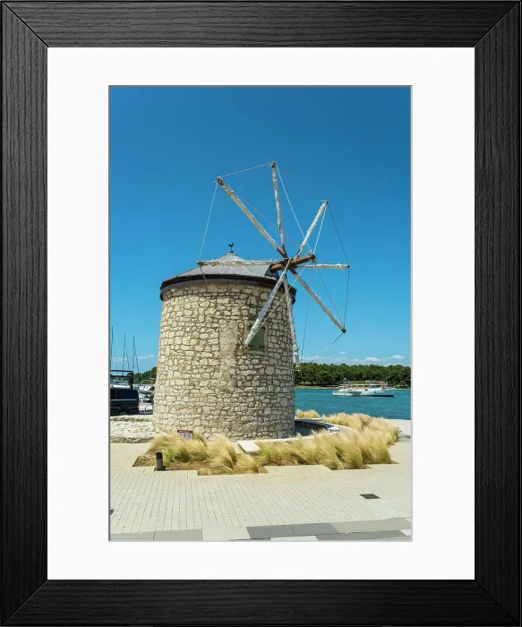 Framed Print : Windmill, Medulin, Istria, Croatia Framed Print : Windmill, Medulin, Istria, Croatia