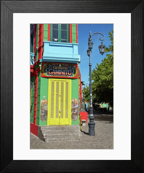 Framed Print : The colorful Caminito de La Boca, Buenos Aires, Argentina Framed Print : The colorful Caminito de La Boca, Buenos Aires, Argentina
