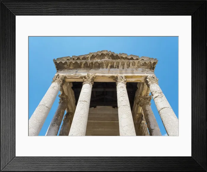 Framed Print : Temple of Augustus, Trg Forum / Piazza Foro, Pula, Istria, Croatia Framed Print : Temple of Augustus, Trg Forum / Piazza Foro, Pula, Istria, Croatia