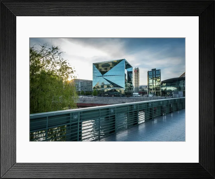 Framed Print : Cube Berlin & Hauptbahnhof (central railway station), Berlin, Germany Framed Print : Cube Berlin & Hauptbahnhof (central railway station), Berlin, Germany