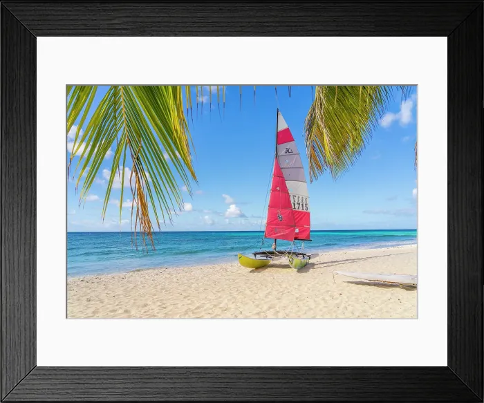 Framed Print : Dover Beach, Barbados, Caribbean Framed Print : Dover Beach, Barbados, Caribbean