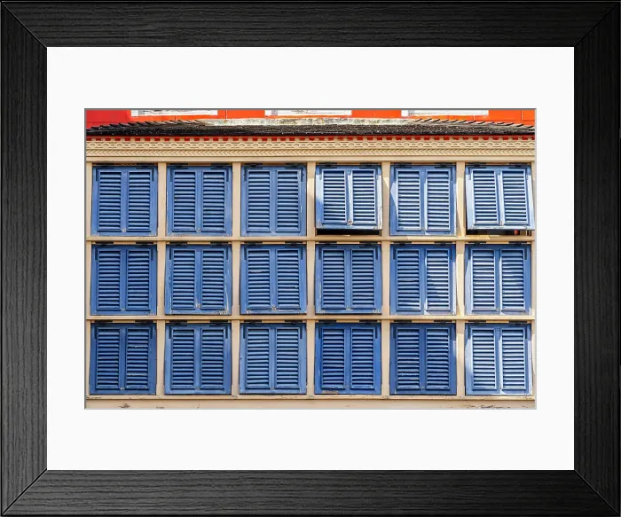 Framed Print : Wooden shuttered windows, Bridgetown, Barbados, Caribbean Framed Print : Wooden shuttered windows, Bridgetown, Barbados, Caribbean