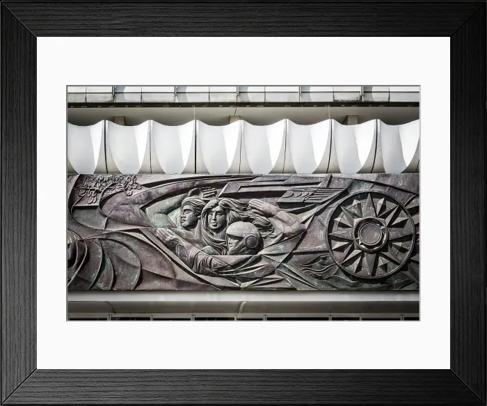 Framed Print : Soviet era wall mural, Alexanderplatz, Alexanderplatz, Berlin, Germany Framed Print : Soviet era wall mural, Alexanderplatz, Alexanderplatz, Berlin, Germany