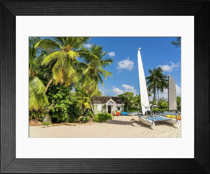 Framed Print : Beach scene, Colony Club, Heron Bay, Folkstone, Barbados, Caribbean Framed Print : Beach scene, Colony Club, Heron Bay, Folkstone, Barbados, Caribbean