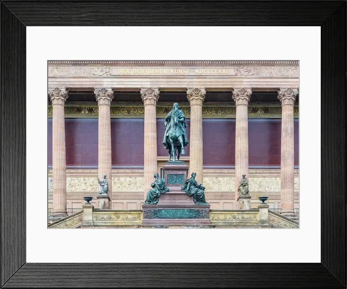 Framed Print : Alte Nationalgalerie, Unter den Linden, Mitte, Berlin, Germany Framed Print : Alte Nationalgalerie, Unter den Linden, Mitte, Berlin, Germany