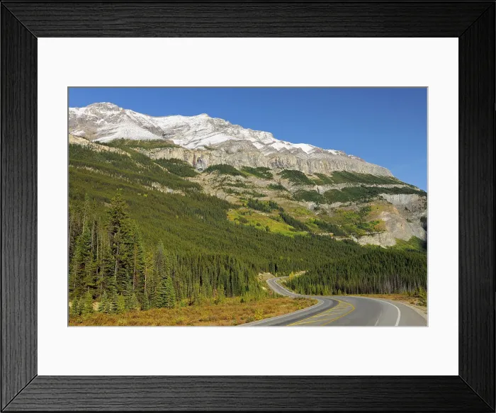 Framed Print : Icefields Parkway in the Canadian Rocky Mountains, Banff National Park, Alberta, Canada Framed Print : Icefields Parkway in the Canadian Rocky Mountains, Banff National Park, Alberta, Canada