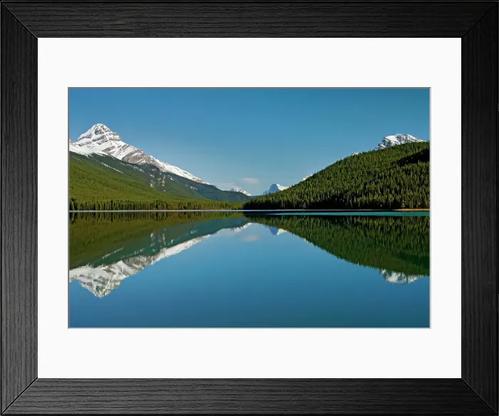 Framed Print : Icefields Parkway. Lower Waterfowl Lake. Mt. Weed at left. Banff National Park. Alberta Canada, Banff National Park, Alberta, Canada Framed Print : Icefields Parkway. Lower Waterfowl Lake. Mt. Weed at left. Banff National Park. Alberta Canada, Banff National Park, Alberta, Canada
