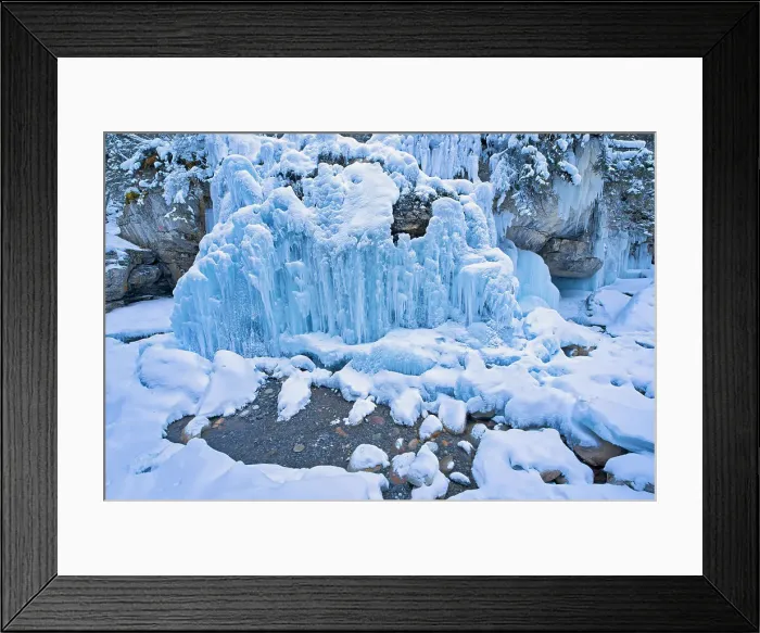 Framed Print : Maligne River though Maligne Canyon, Jasper National Park, Alberta, Canada, Jasper National Park, Alberta, Canada