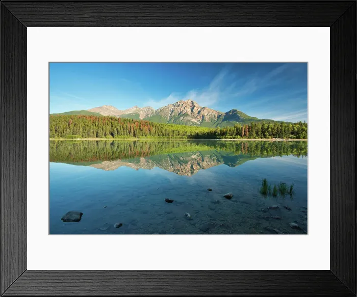 Framed Print : Pyramid Mountain and Pyramid Lake, Jasper National Park, Alberta, Canada Framed Print : Pyramid Mountain and Pyramid Lake, Jasper National Park, Alberta, Canada