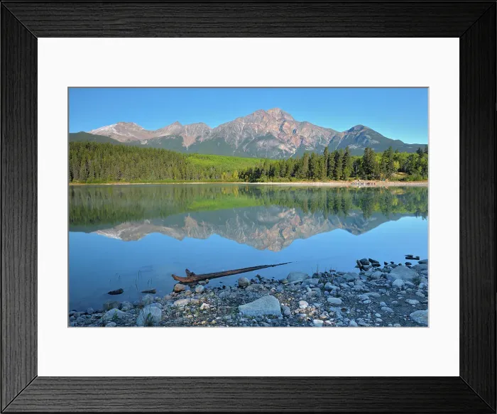 Framed Print : Pyramid Mountains and Patricia Lake, Jasper National Park, Alberta, Canada Framed Print : Pyramid Mountains and Patricia Lake, Jasper National Park, Alberta, Canada