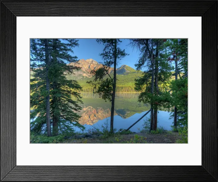 Framed Print : Pyramid Mountain and Pyramid Lake, Jasper National Park, Alberta, Canada Framed Print : Pyramid Mountain and Pyramid Lake, Jasper National Park, Alberta, Canada