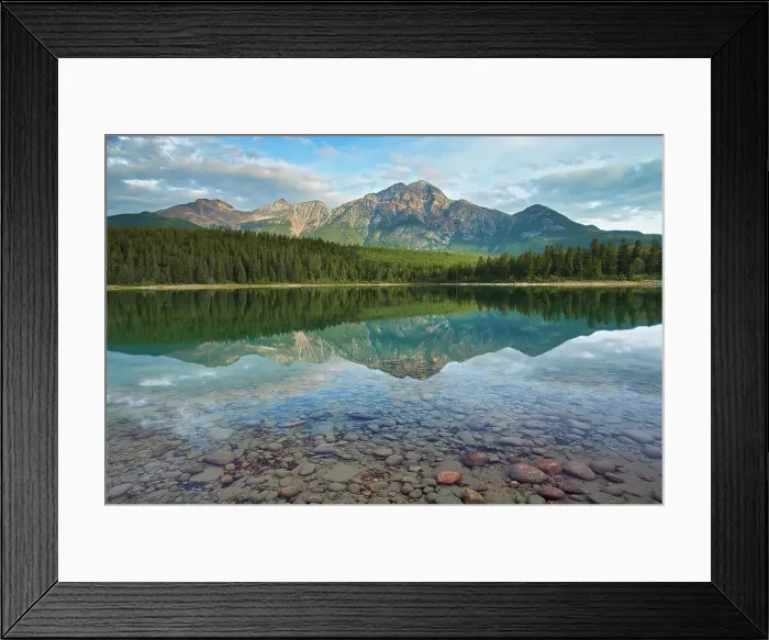Framed Print : Patricia Lake and the Victoria Cross Range, Jasper National Park, Alberta, Canada Framed Print : Patricia Lake and the Victoria Cross Range, Jasper National Park, Alberta, Canada