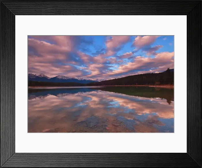 Framed Print : Patricia Lake, and the Trident Range at sunrise, Jasper National Park, Alberta, Canada Framed Print : Patricia Lake, and the Trident Range at sunrise, Jasper National Park, Alberta, Canada