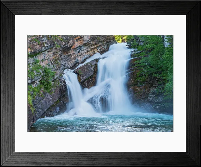 Framed Print : Cameron Creek at Cameron Falls Waterton Lakes National Park, Alberta, Canada Framed Print : Cameron Creek at Cameron Falls Waterton Lakes National Park, Alberta, Canada