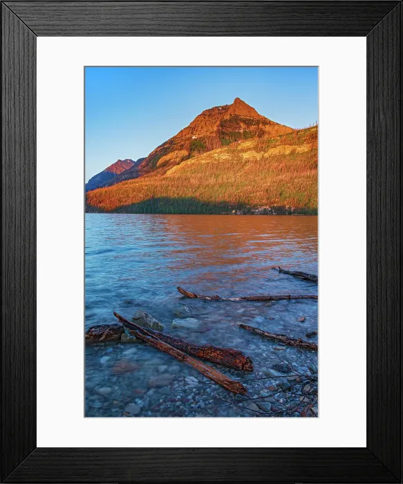Framed Print : Vimy Peak and Upper Waterton Lake at sunrise Waterton Lakes National Park, Alberta, Canada Framed Print : Vimy Peak and Upper Waterton Lake at sunrise Waterton Lakes National Park, Alberta, Canada