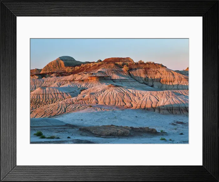 Framed Print : Badlands, UNESCO World Heritage Site, Dinosaur Provincial Park, Alberta, Canada