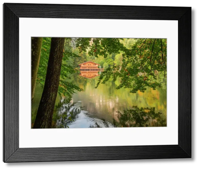 Framed Print : Lake Berglsteiner on a dewy morning, Breitenbach am Inn, Kufstein, Tyrol, Austria, Europe Framed Print : Lake Berglsteiner on a dewy morning, Breitenbach am Inn, Kufstein, Tyrol, Austria, Europe
