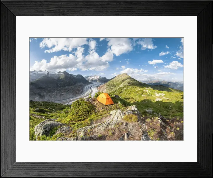 Framed Print : Aletsch Glacier from the Moosfluh viewpoint, Riederalp, Bernese Alps, Valais, Switzerland Framed Print : Aletsch Glacier from the Moosfluh viewpoint, Riederalp, Bernese Alps, Valais, Switzerland