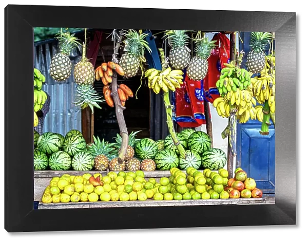 Colorful exotic fruit for sale, Zanzibar, Tanzania