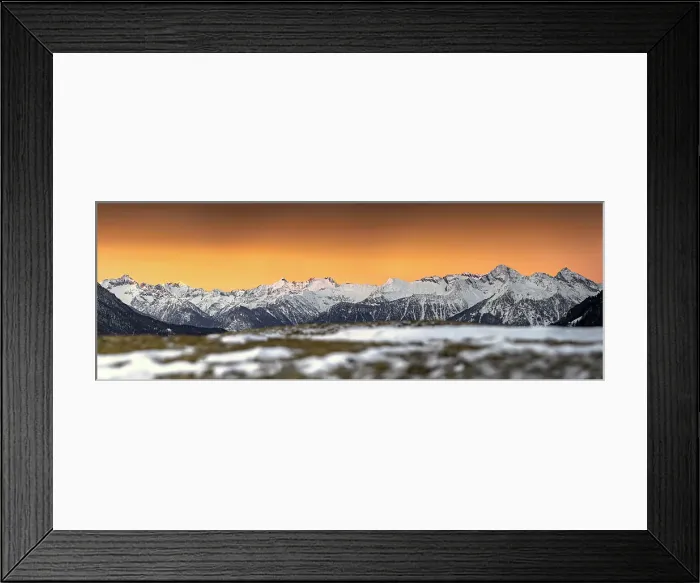 Framed Print : Burning sky at dawn over snowy peaks and Chiavenna Valley, Tombal, Val Bregaglia, canton of Graubunden, Switzerland Framed Print : Burning sky at dawn over snowy peaks and Chiavenna Valley, Tombal, Val Bregaglia, canton of Graubunden, Switzerland
