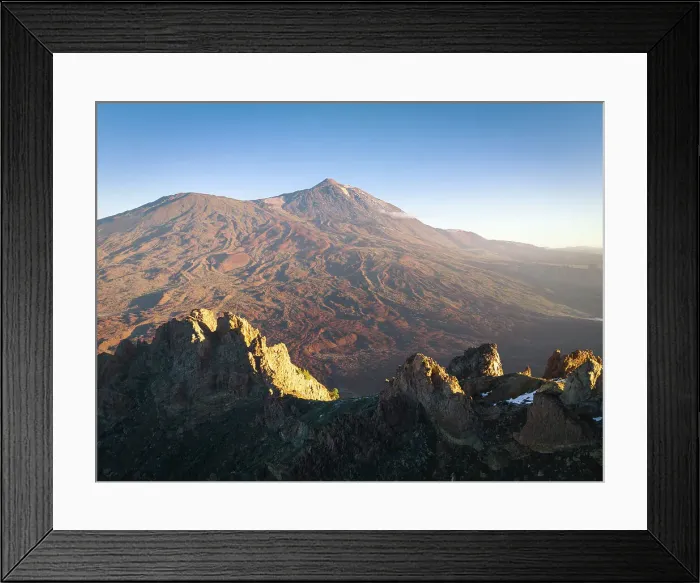 Framed Print : Sunrise in Teide National Park with Teide Caldera. tenerife, Canary Islands, Spain Framed Print : Sunrise in Teide National Park with Teide Caldera. tenerife, Canary Islands, Spain