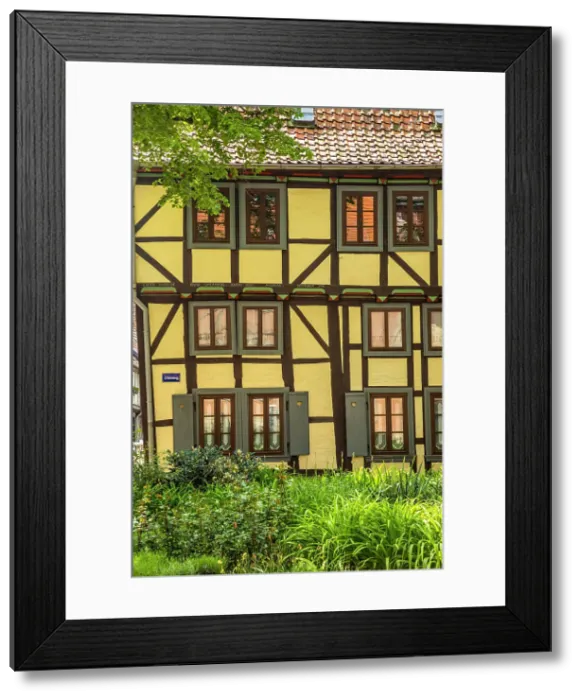 Framed Print : Quedlinburg, Harz Region, Saxony-Anhalt, Germany Framed Print : Quedlinburg, Harz Region, Saxony-Anhalt, Germany