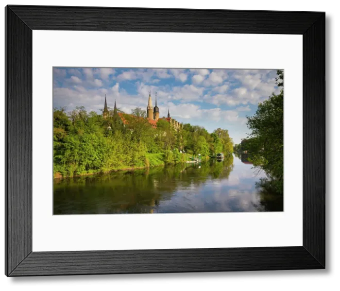 Framed Print : Schloss Merseburg & Saale river, Merseburg, Saxony-Anhalt, Germany Framed Print : Schloss Merseburg & Saale river, Merseburg, Saxony-Anhalt, Germany