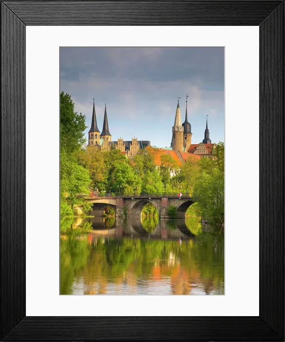 Framed Print : Schloss Merseburg & Saale river, Merseburg, Saxony-Anhalt, Germany Framed Print : Schloss Merseburg & Saale river, Merseburg, Saxony-Anhalt, Germany