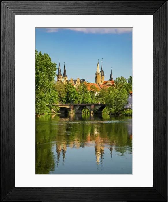 Framed Print : Schloss Merseburg & Saale river, Merseburg, Saxony-Anhalt, Germany Framed Print : Schloss Merseburg & Saale river, Merseburg, Saxony-Anhalt, Germany