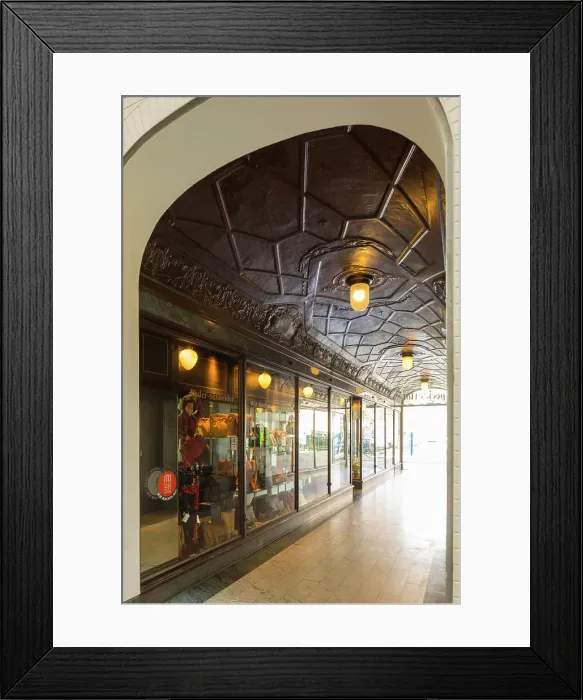Framed Print : Specks Hof shopping arcade, Leipzig, Saxony, Germany Framed Print : Specks Hof shopping arcade, Leipzig, Saxony, Germany