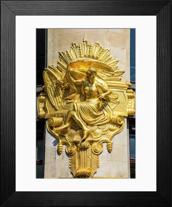 Framed Print : Commerzbank Haus (Kaufhaus Ebert), Thomaskirchhof, Leipzig, Saxony, Germany