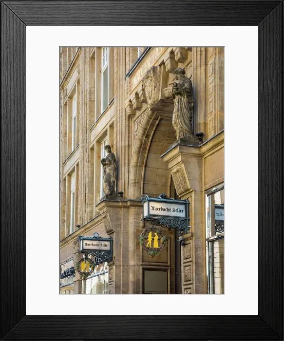Framed Print : Grimmaische strasse, Leipzig, Saxony, Germany Framed Print : Grimmaische strasse, Leipzig, Saxony, Germany