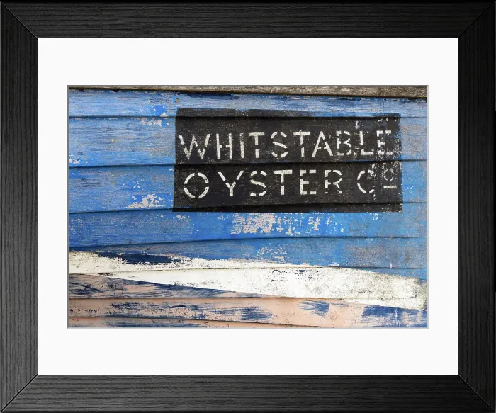 Framed Print : Old boat on Whitstable beach, Kent, England Framed Print : Old boat on Whitstable beach, Kent, England