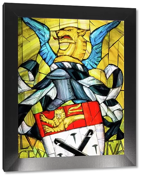 Shields of Arms, The Stained Glass Museum, Ely Cathedral, Ely, Cambridgeshire, England