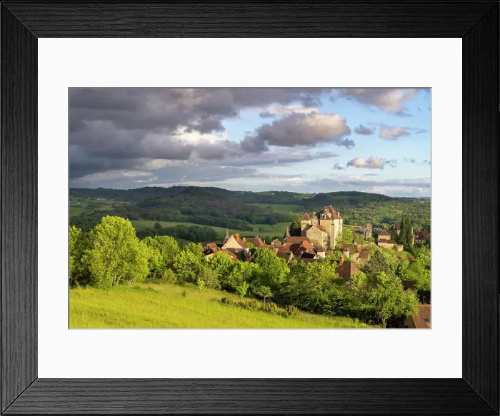 Framed Print : France, Nouvelle-Aquitaine, Correze, Curemonte Framed Print : France, Nouvelle-Aquitaine, Correze, Curemonte