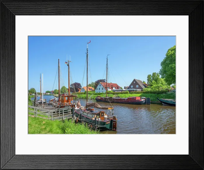 Framed Print : Harbor of Carolinensiel, East Frisia, Lower Saxony, Germany Framed Print : Harbor of Carolinensiel, East Frisia, Lower Saxony, Germany