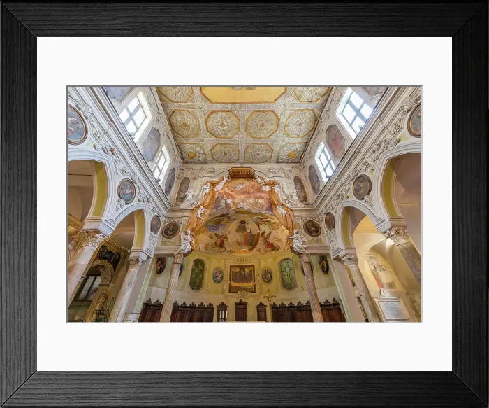 Framed Print : Interior of Naples Cathedral, Naples, Campania, Italy Framed Print : Interior of Naples Cathedral, Naples, Campania, Italy