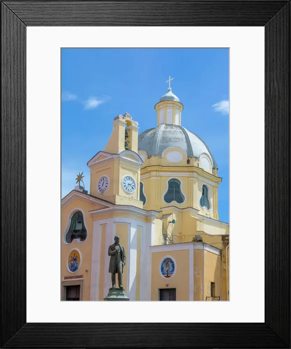 Framed Print : Eglise Santa Maria delle Grazie, Procida, Campania, Italy Framed Print : Eglise Santa Maria delle Grazie, Procida, Campania, Italy