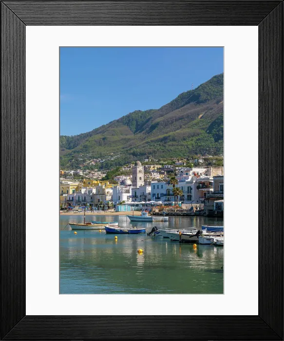 Framed Print : The Waterfront at Lacco Ameno, Ischia, Campania, Italy Framed Print : The Waterfront at Lacco Ameno, Ischia, Campania, Italy