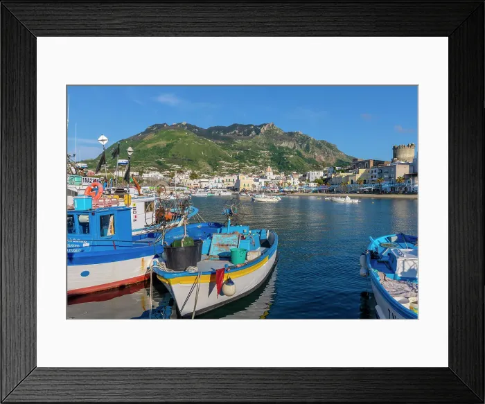 Framed Print : Marina de Forio, Forio Harbour and Beach, Forio, Ischia, Campania, Italy Framed Print : Marina de Forio, Forio Harbour and Beach, Forio, Ischia, Campania, Italy