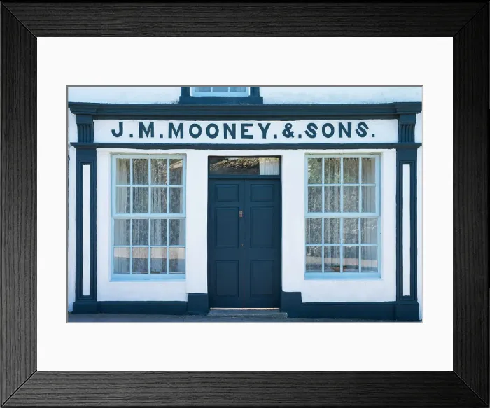 Framed Print : Ireland, Co. Clare, The Burren, Ballyvaughan, Traditional store facade Framed Print : Ireland, Co. Clare, The Burren, Ballyvaughan, Traditional store facade