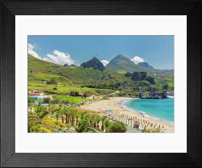 Framed Print : Beach of Damnoni, Plakias, Rethymno, Crete, Greece Framed Print : Beach of Damnoni, Plakias, Rethymno, Crete, Greece